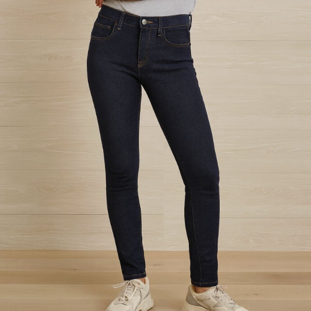 Baldwin Women's Size 26 Dark Wash Karlie High Rise Cropped Skinny Jeans